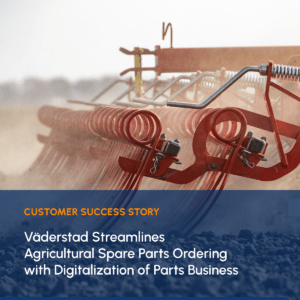 Image of a Väderstad equipment and a tagline below stating the case study title.